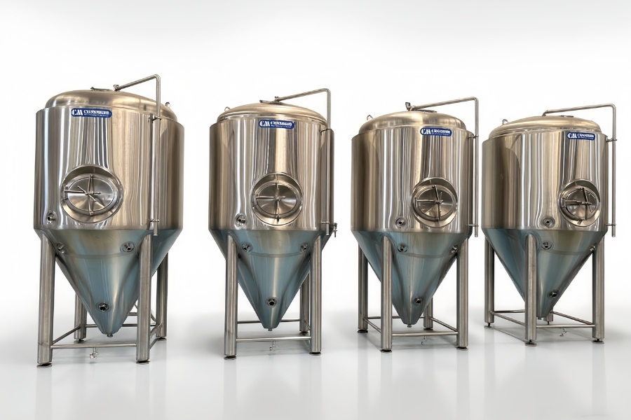 2000L Jacketed Conical Fermenter