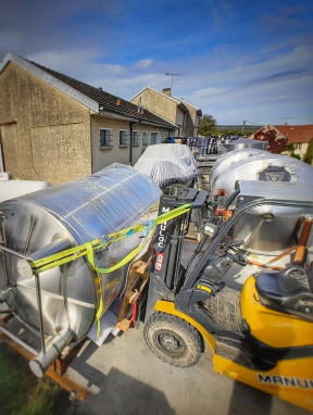 2000L Turnkey Brewhouse Arrives in France 1