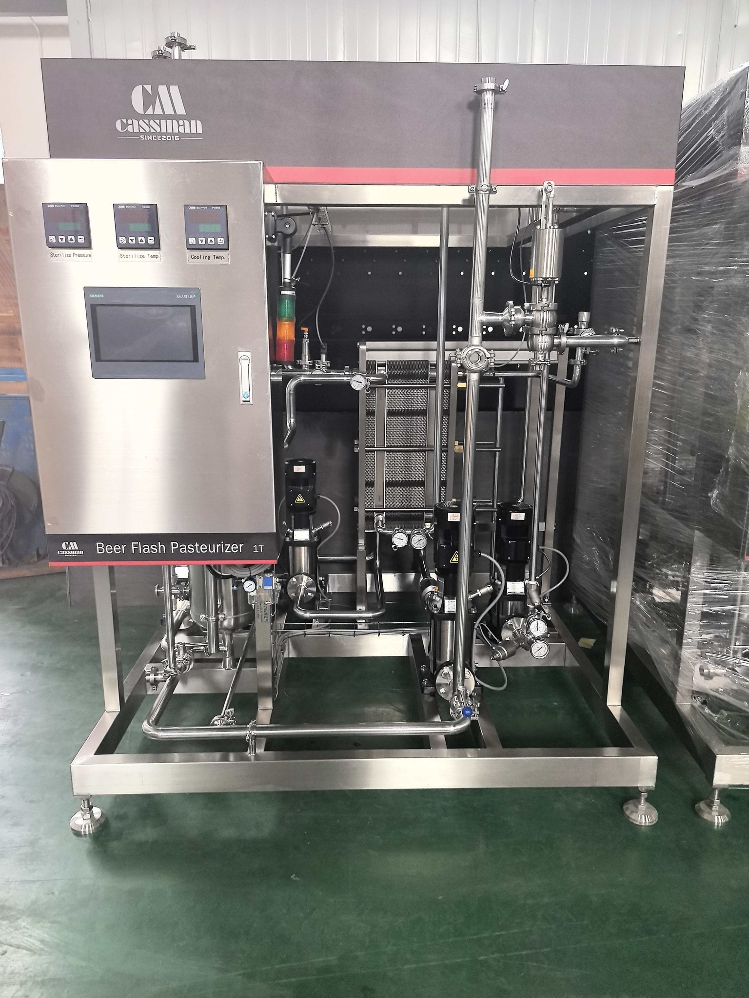 Cassman HTST Flash Pasteurizer Shipped to Belgian Brewery
