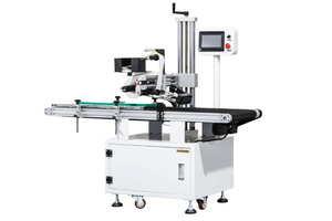 Compact Automatic Round Bottle Labeler with Laser Coder