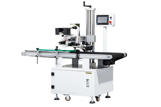 Compact Automatic Round Bottle Labeler with Laser Coder