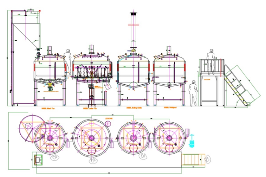 30BBL 4-Vessel Steam Brewhouse (5)