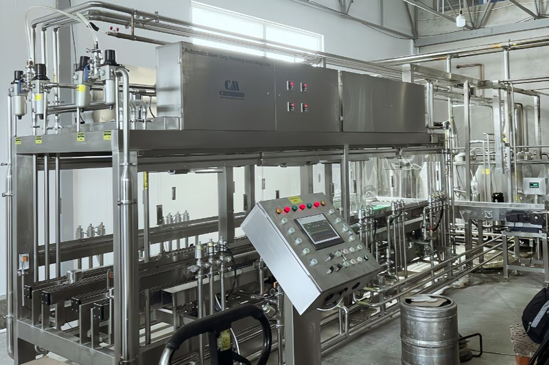 Fully Automated Beer Keg Cleaning & Filling Line