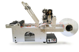 Semi-Automatic Round Bottle Labeler | Desktop Labeling Machine