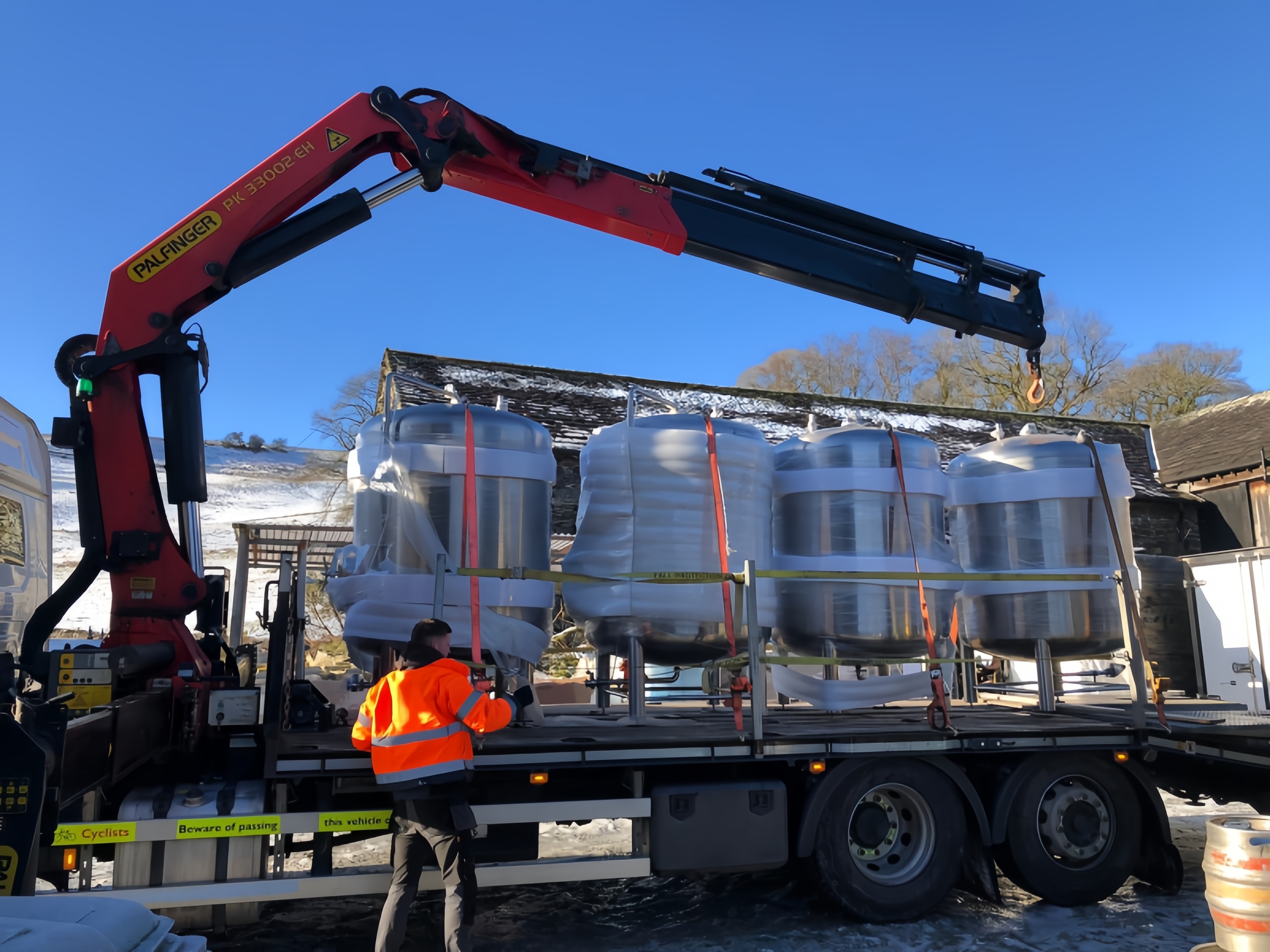  Successful Delivery of 2500L Brite Tanks to a Canadian Craft Brewery