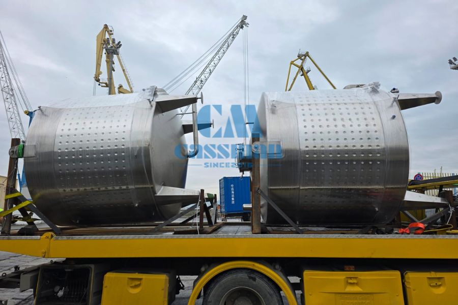  Cassman Wine Fermenters and 316L Storage Tank Help an Albanian Winery Upgrade to Professional Cellar Standards