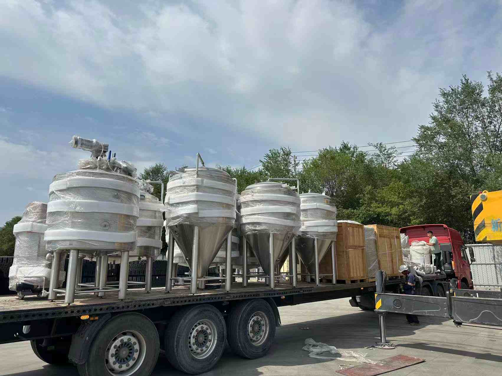 1,000 Liters, One Truck, One Dream: Delivering a Complete Electric Brewhouse to Kazakhstan