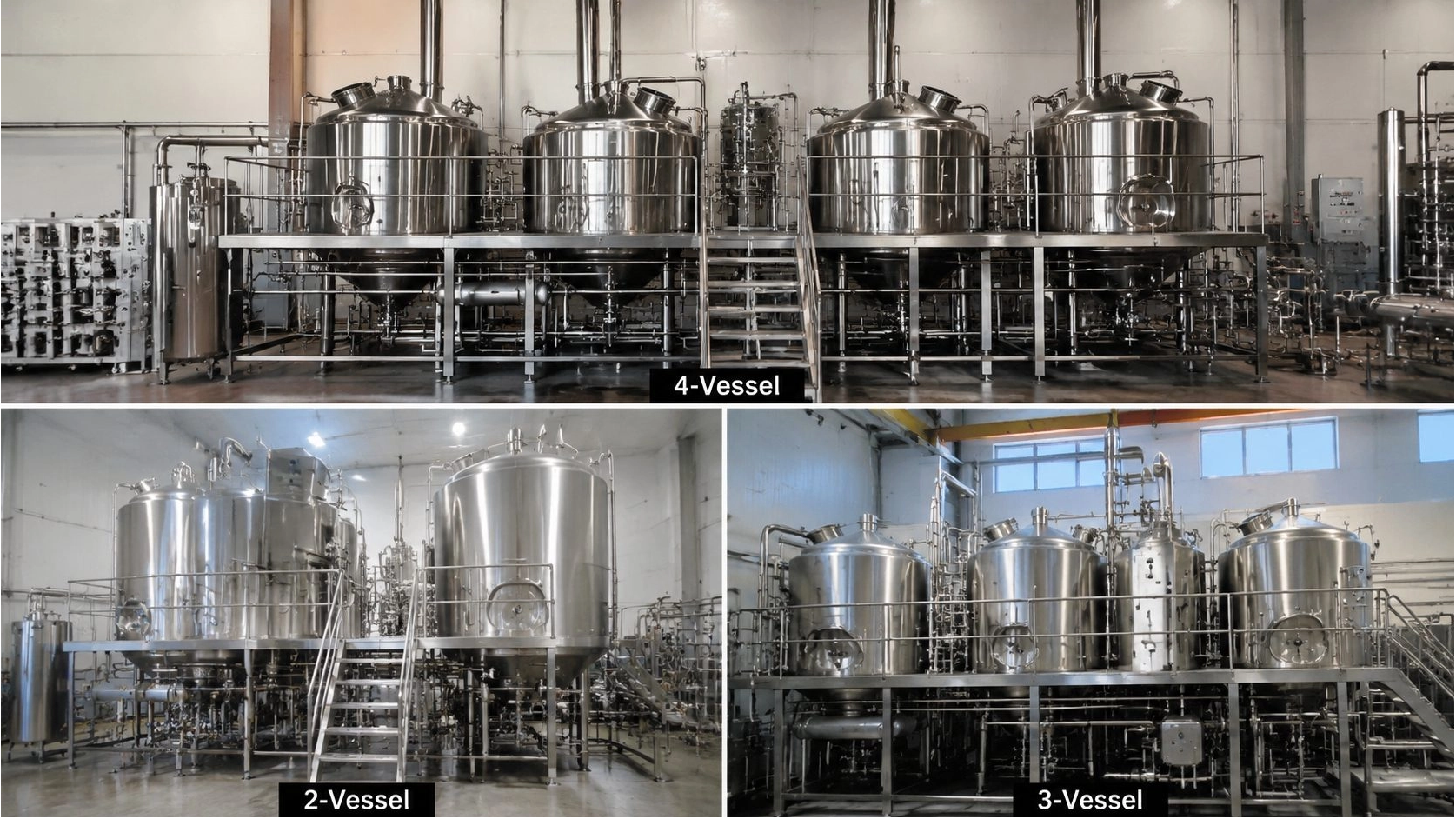2-Vessel vs 3-Vessel vs 4-Vessel Brewhouse: Finding the Right Configuration