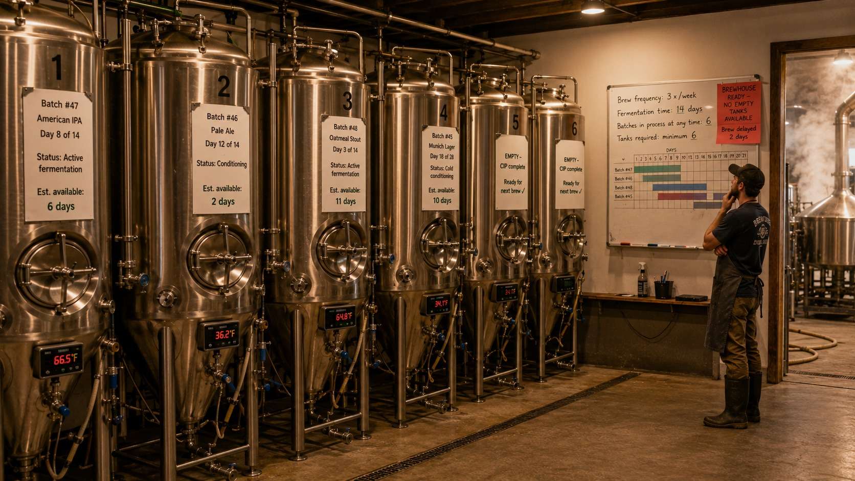 How Many Fermenters Does a Brewery Need? A Practical Tank Planning Guide