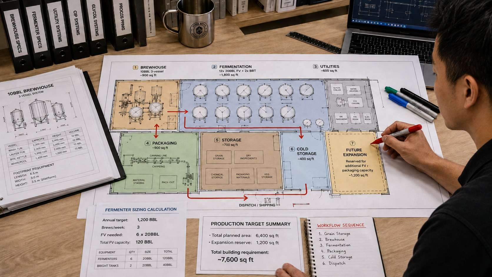 How Much Space Does A Brewery Need? Square Footage Planning for Small And Mid-Size Breweries