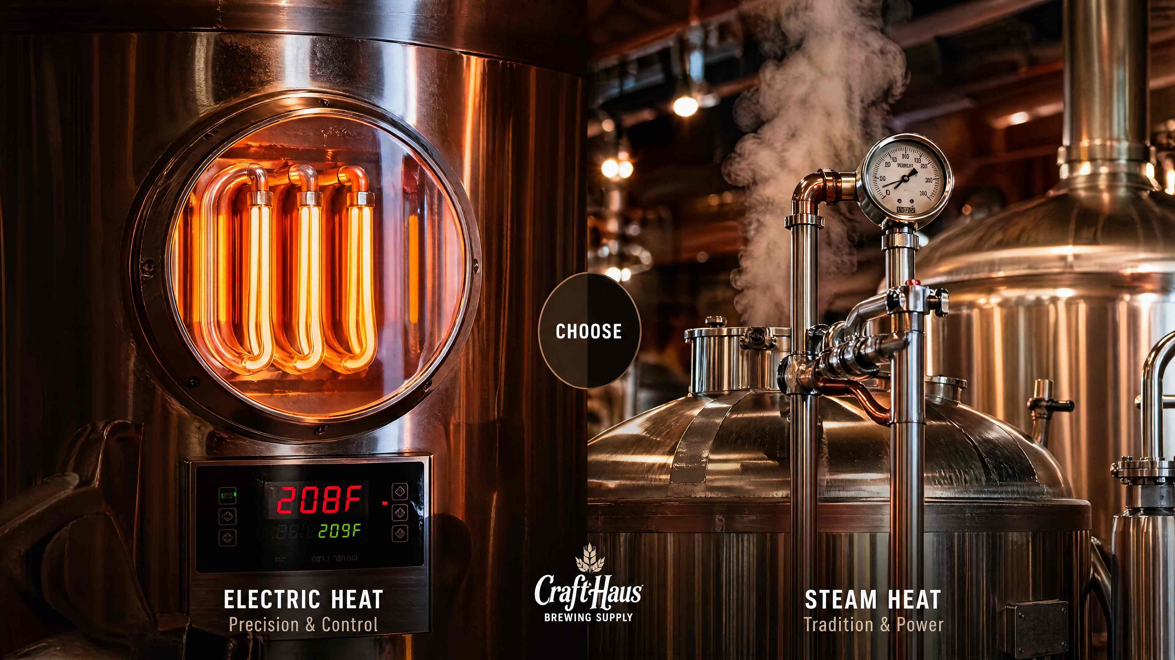 Electric vs Steam Brewhouse