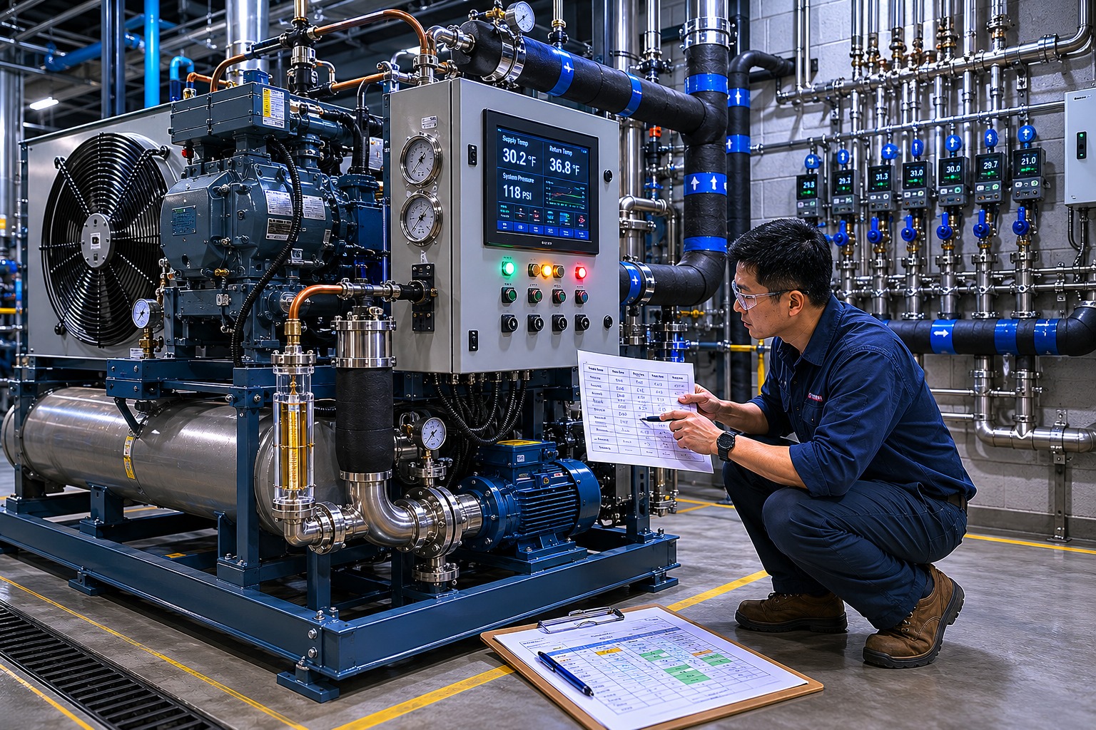 How To Size A Glycol Chiller for A Brewery Fermentation System