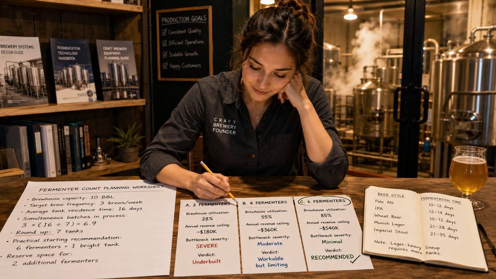 How Many Fermenters Does a Brewery Need? A Practical Tank Planning Guide